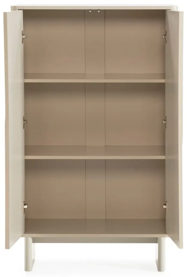 Kremowa szafka 80x130x40 cm Solei – MOME