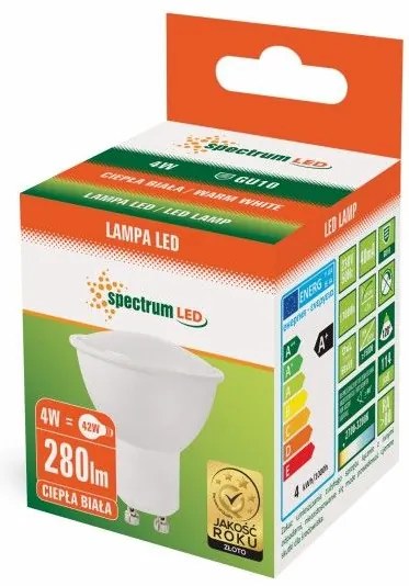 Żarówka LED Ciepła GU10 230V 4W 13259