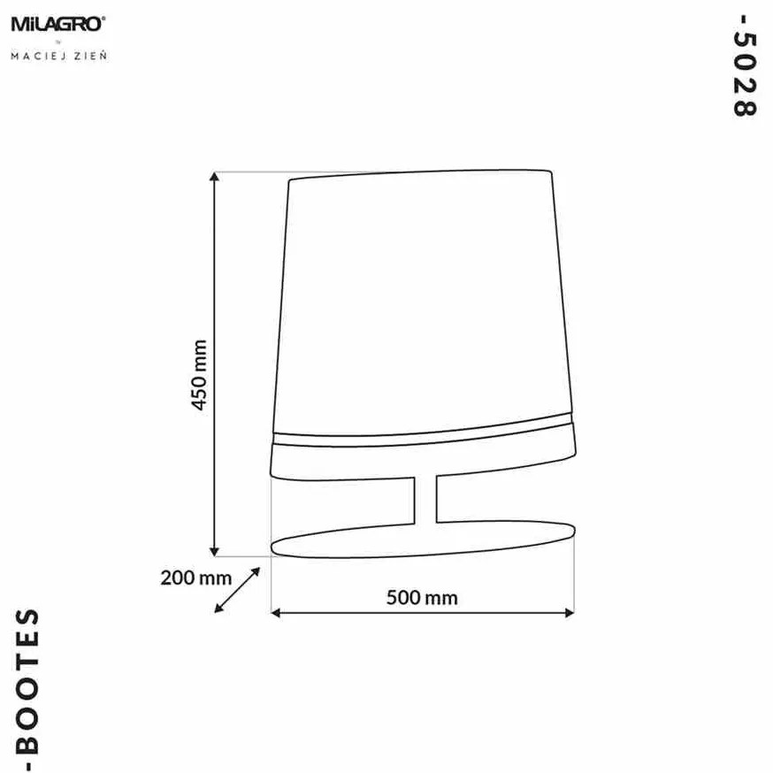 Lampa Stojąca BOOTES 1xE27 czarna i chrom