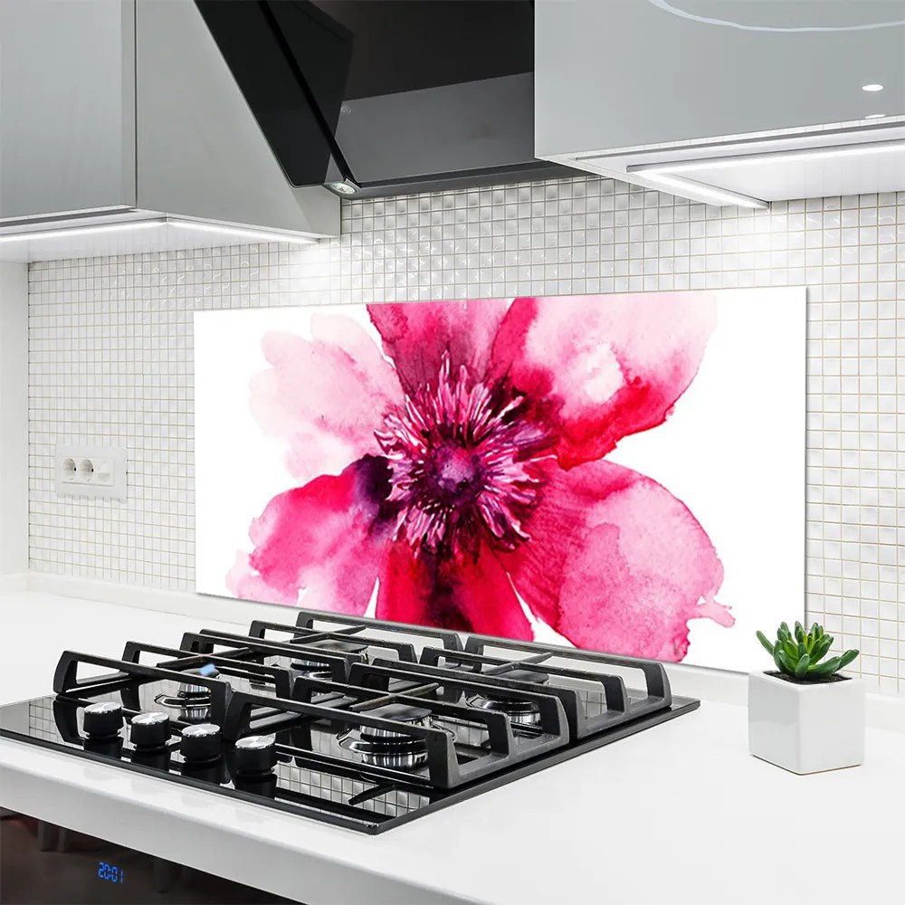 Szkło nad Blatem Nowoczesna Ozdoba Kwiatowa