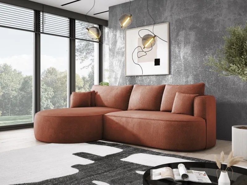 Narożnik FIORE L wolnostojący Prawostronny tkanina Memphis 09 WERSAL