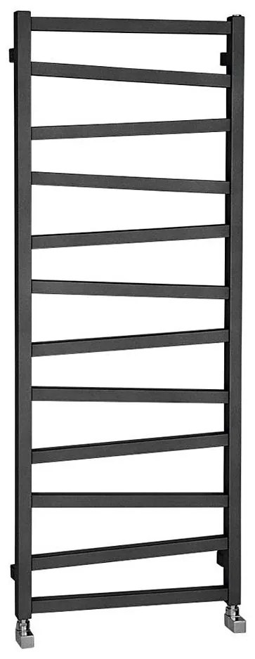 Sapho - Grzejnik łazienkowy ZIG 490W/230V 50x133 cm antracyt