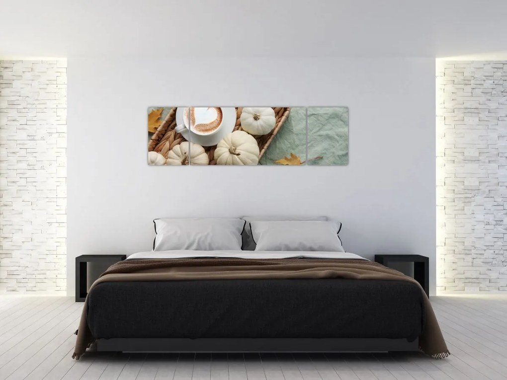 Obraz - Jesienny relaks (170x50 cm)