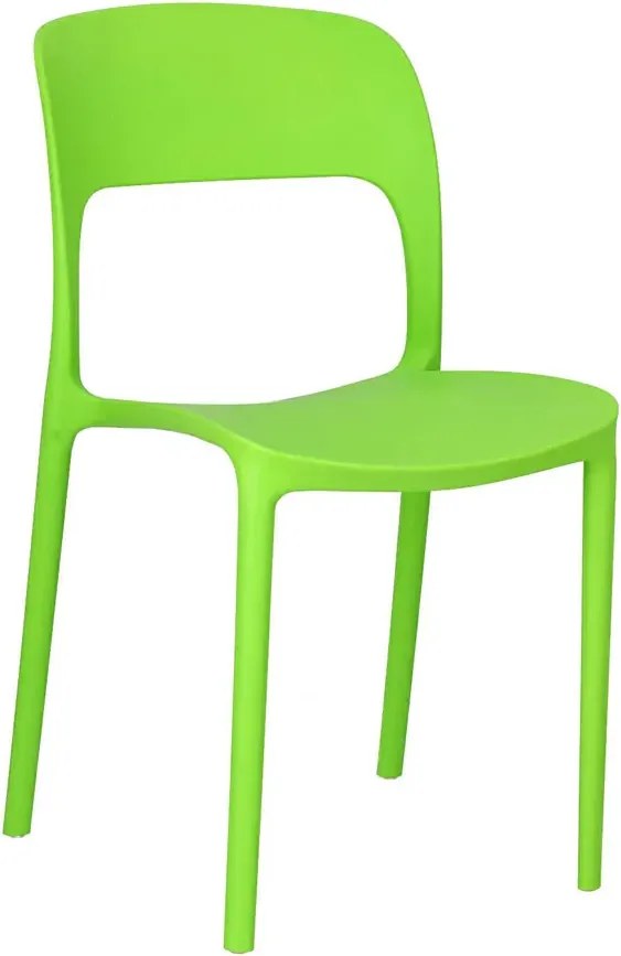 Limonkowe minimalistyczne krzesło B3-Z15