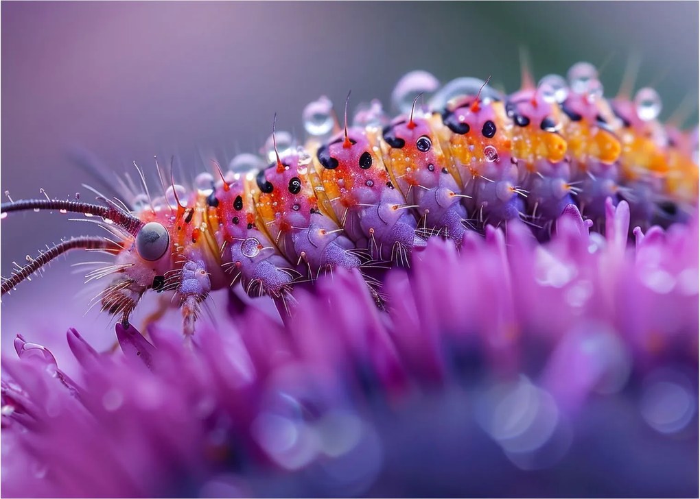 Obraz na szkle - Caterpillar (70x50 cm)