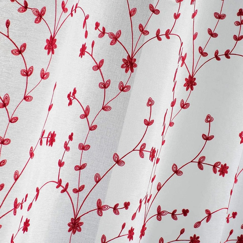 Firana okienna na przelotkach PETIT FLEUR, 140 x 240 cm