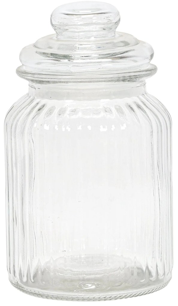 Prążkowany słoik ze szczelną pokrywką, 750 ml