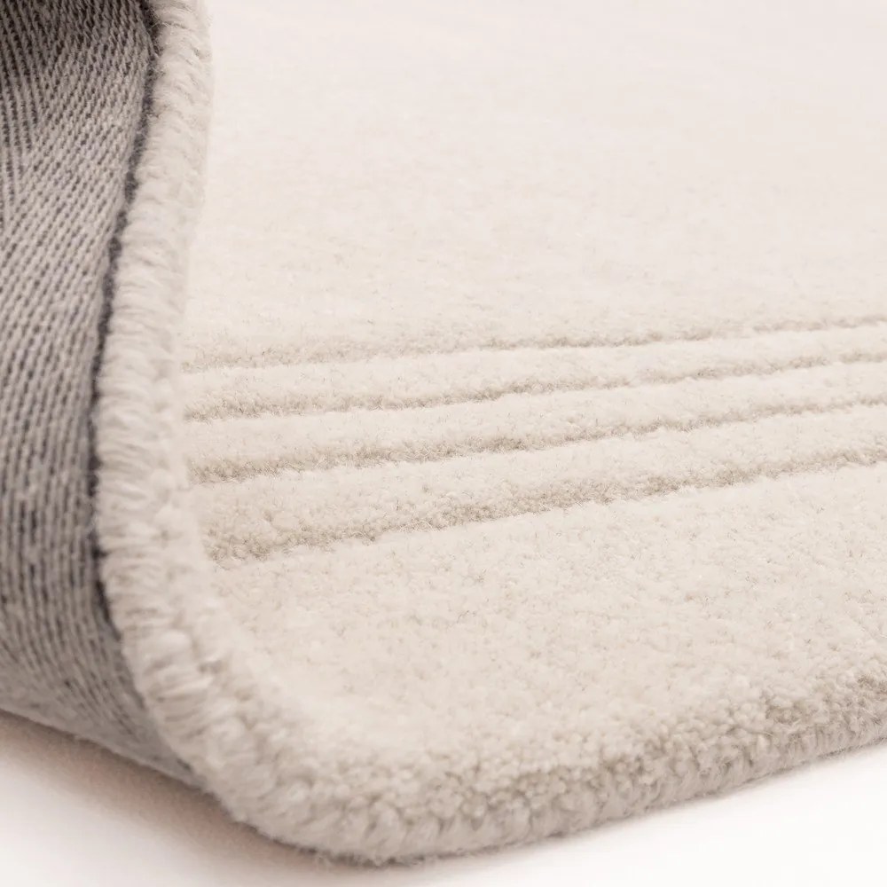 Wełniany dywan tkany ręcznie w kolorze kości słoniowej 160x230 cm Orlo Ivory – Asiatic Carpets