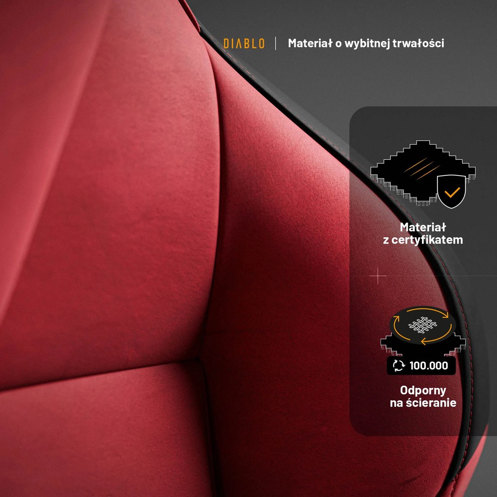 Fotel Diablo X.One Prime, Bloody Mary, Normal Size