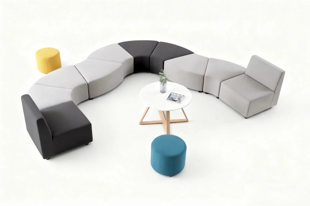 Siedzisko LEA, fotelik, ciemnoszare