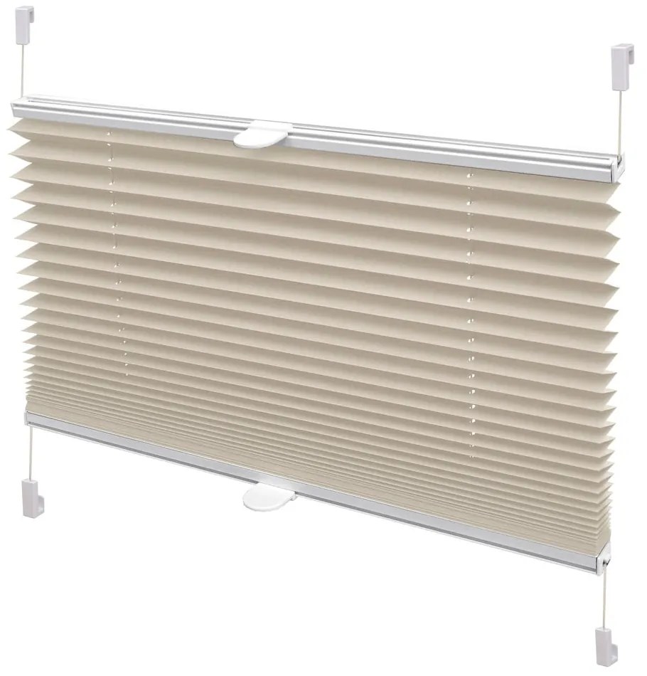 Beżowa roleta 97x150 cm Plisé Verona – Gardinia