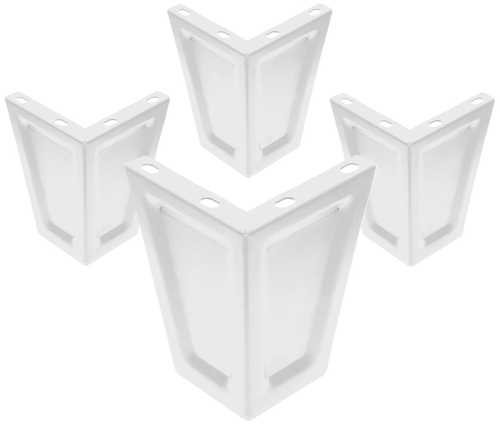 Nóżki do szafy, zestaw 4 szt. białe