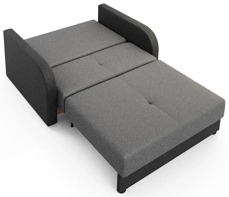 Sofa z funkcją spania szary + antracyt - Oves 4X