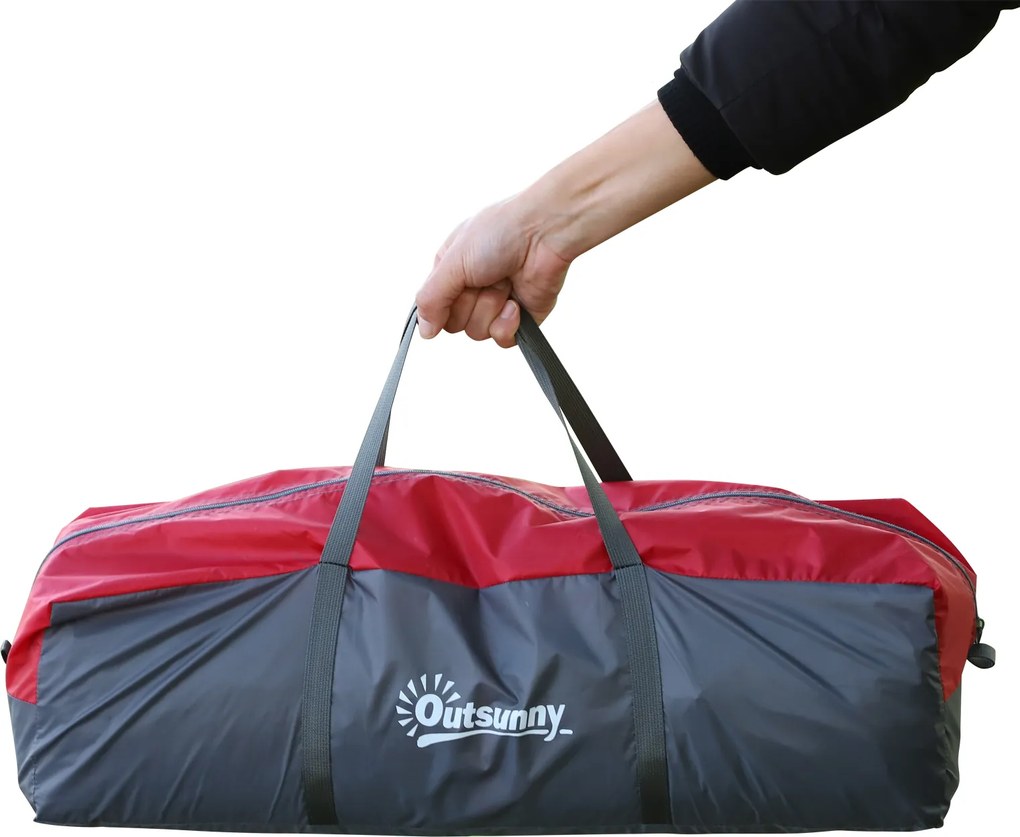 Namiot 6 Osobowy dla 5-6 osób, przestronny namiot wysokiej jakości, Outsunny | Aosom PL