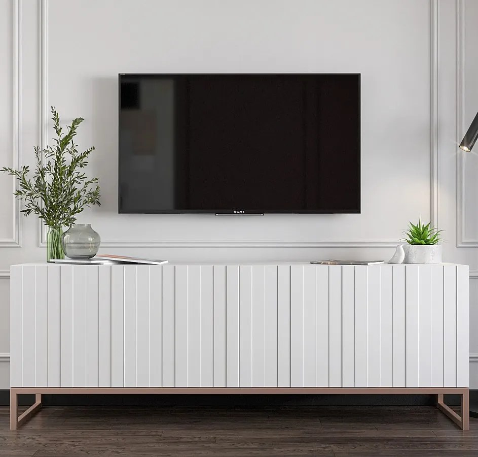 Szafka RTV TAL 150 biała mat