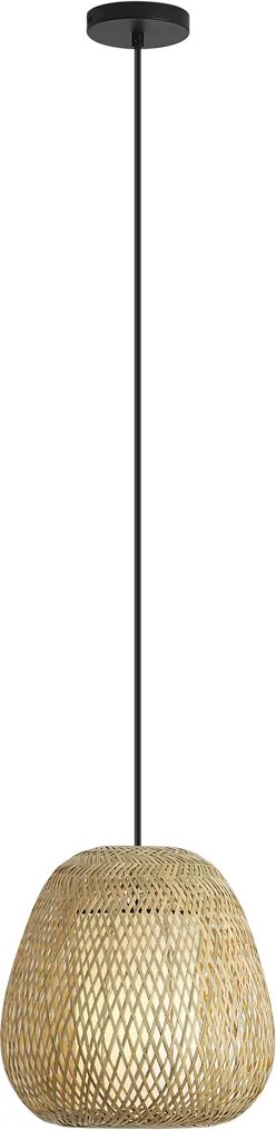 Lampa wisząca Japandi Bamboo 30 cm IP44 - Moana
