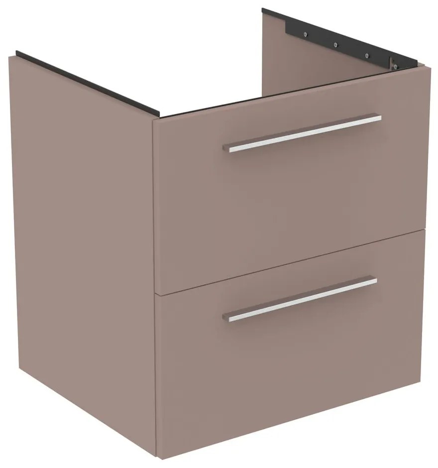 Szarobeżowa wisząca szafka pod umywalkę 60x63 cm i.Life B – Ideal Standard