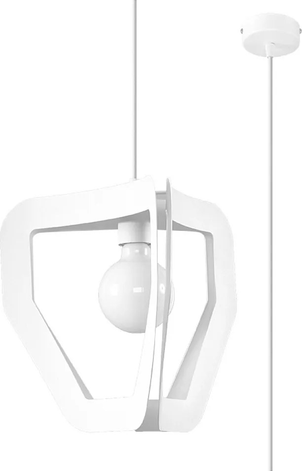 Lampa wisząca TRES biała