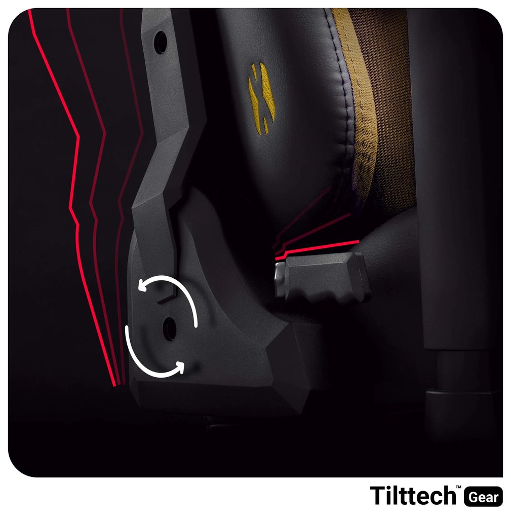 Materiałowy fotel gamingowy Diablo X-Player 2.0 King Size, Dark Sunflower