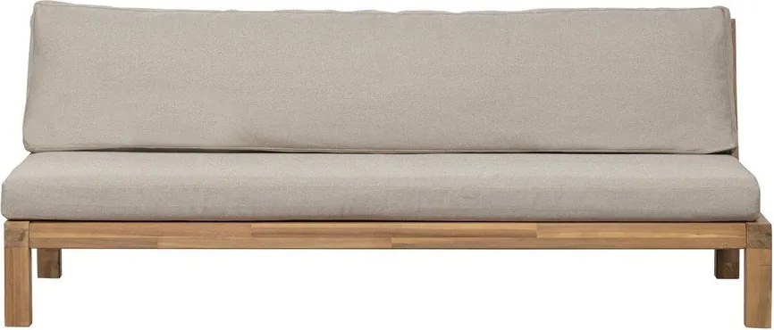 Szarobeżowa tapicerowana sofa ogrodowa Relax – vtwonen