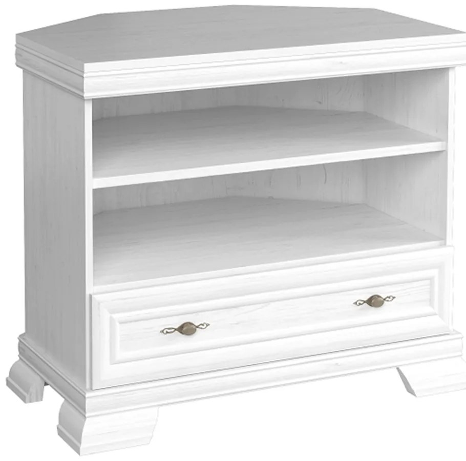 Stolik narożny pod telewizor KORA, sosna andersen