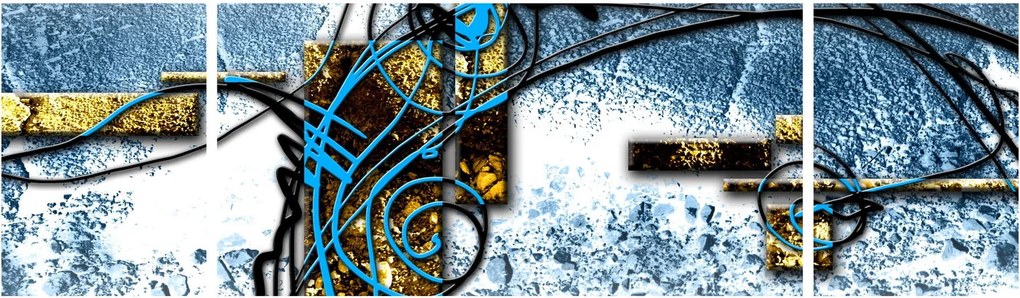 Abstrakcyjny obraz (170x50 cm)