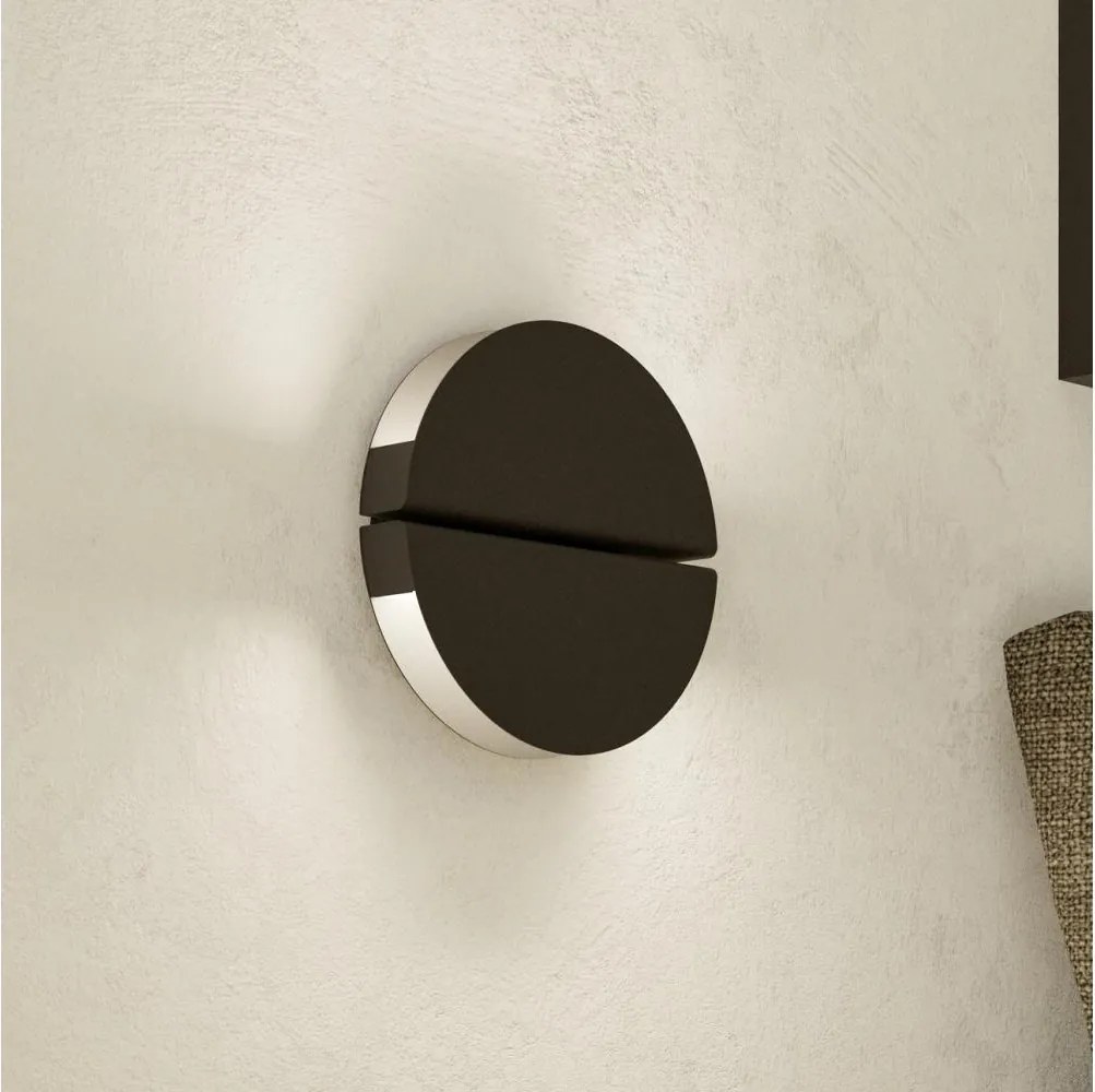 Eglo 902118 - Kinkiet zewnętrzny LED PIANOSA LED/4,5W/230V IP44 czarny