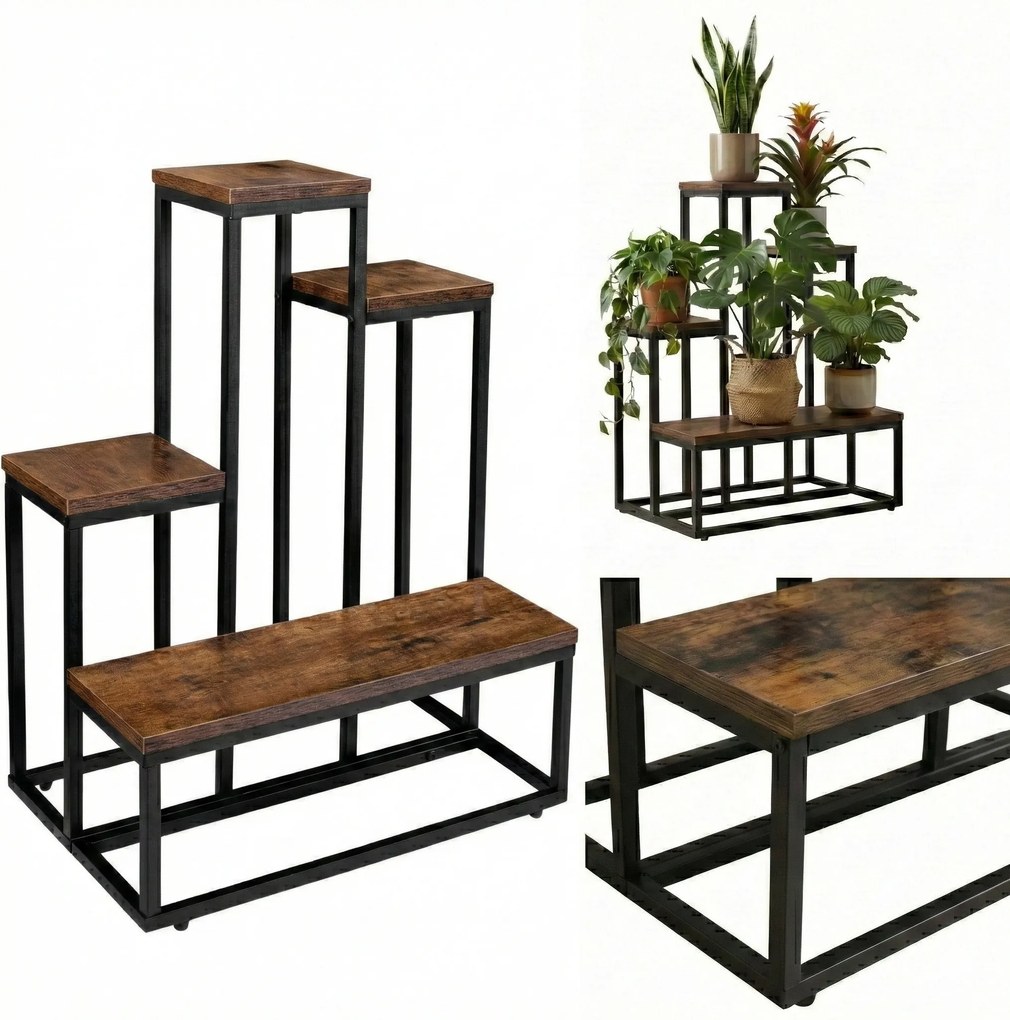 Kwietnik loftowy ILO, 51 x 34 x 67 cm