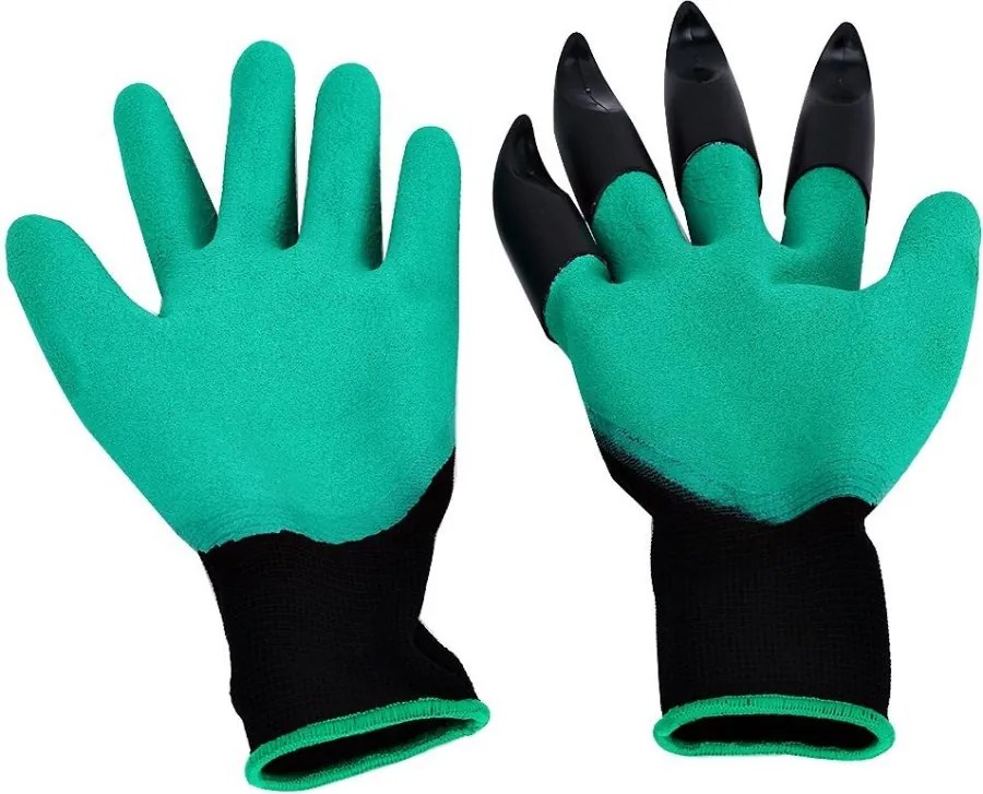 RĘKAWICE OGRODOWE PAZURKI KOPANIA SADZENIA GRABIE