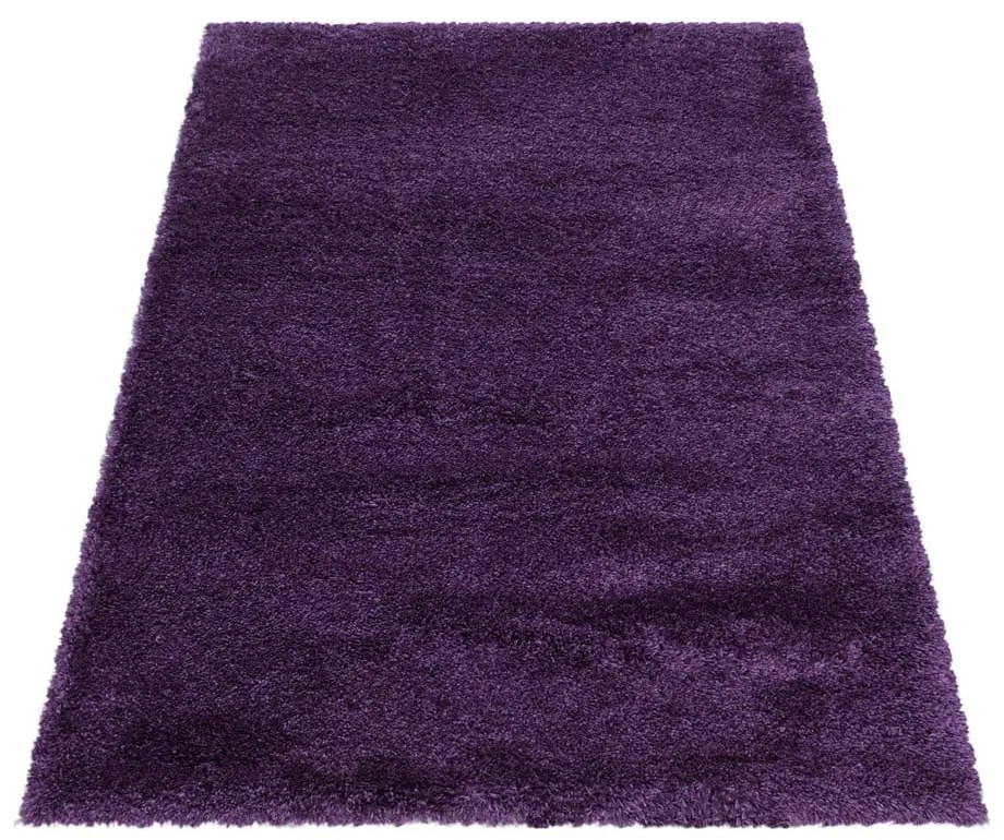 Ciemnofioletowy dywan 200x290 cm Fluffy – Ayyildiz Carpets