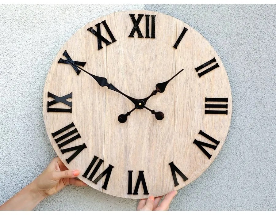 Zegar na ścianę nowoczesny efektowny okrągły cichy do kuchni salonu pokoju