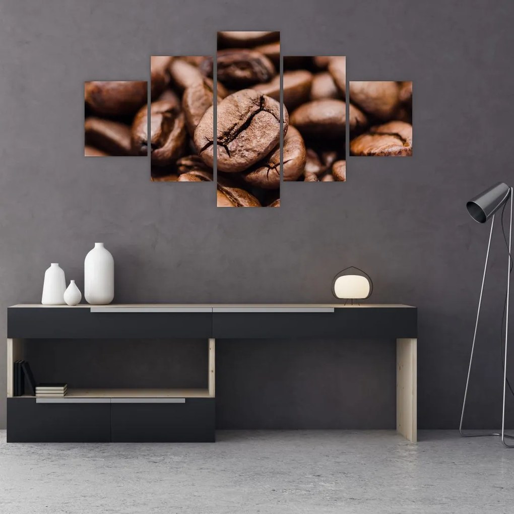 Obraz ziaren kawy (125x70 cm)