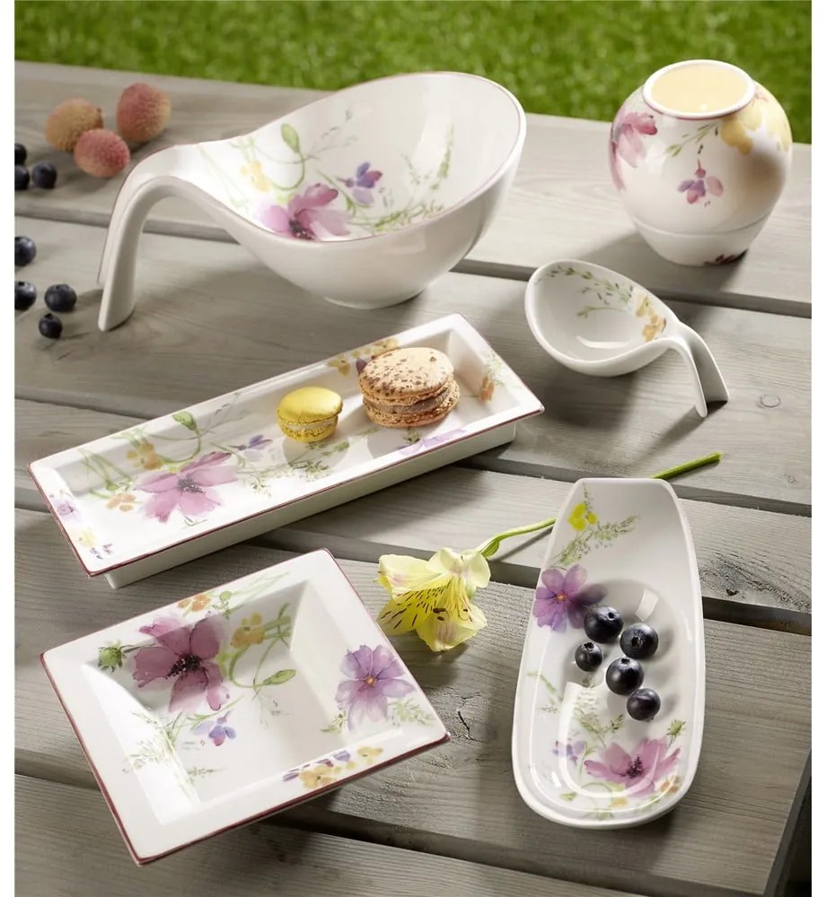 Porcelanowy półmisek z motywem kwiatów Villeroy & Boch Mariefleur Gifts