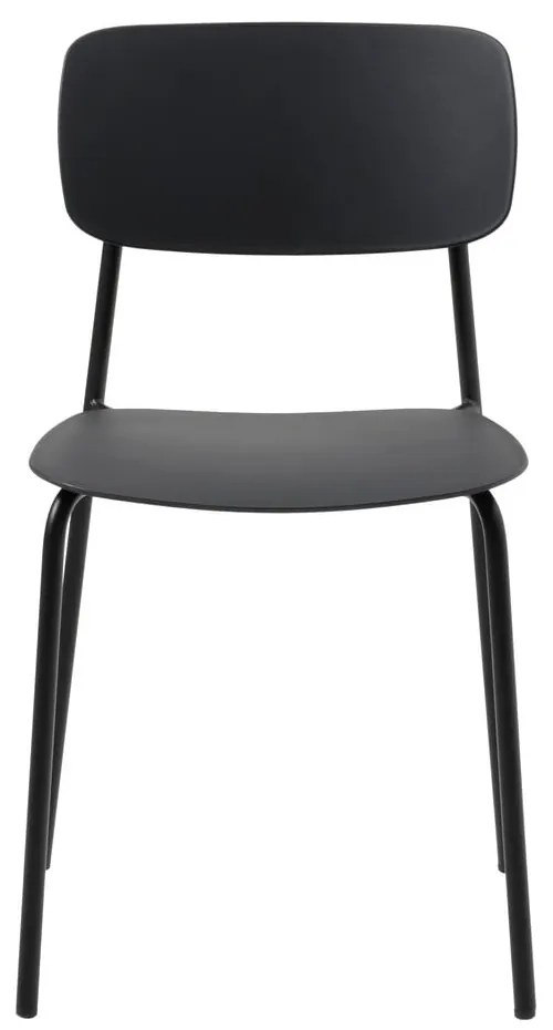 Czarne krzesła zestaw 2 szt. Kirkland – Unique Furniture