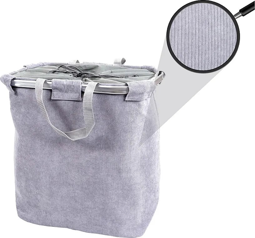 Zbieracz prania MCW-C34,  sznurek szary