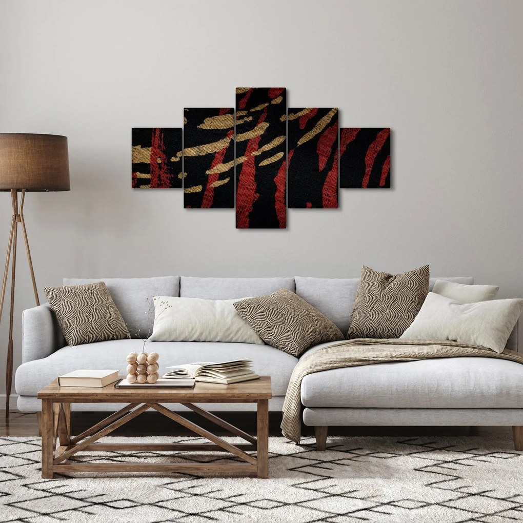 Obraz abstrakcji (125x70 cm)