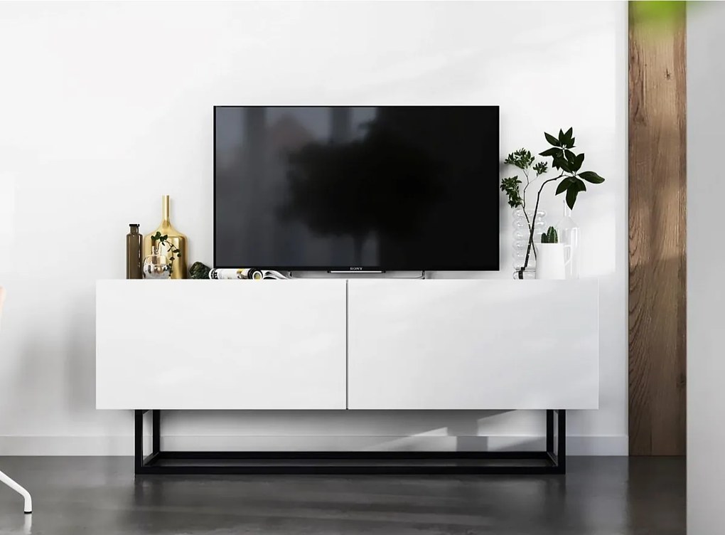 Szafka RTV SELF 4 120 biała mat