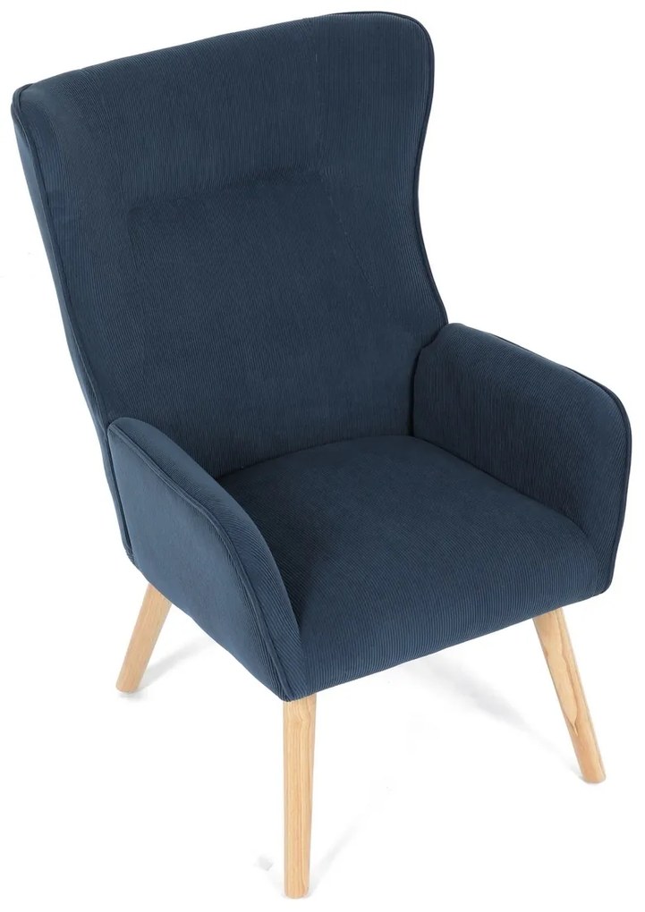 Fotel na uszach BLUE2, niebieski