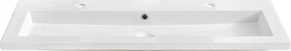 Prostokątna umywalka ceramiczna  120 CM BiałaM8-N45