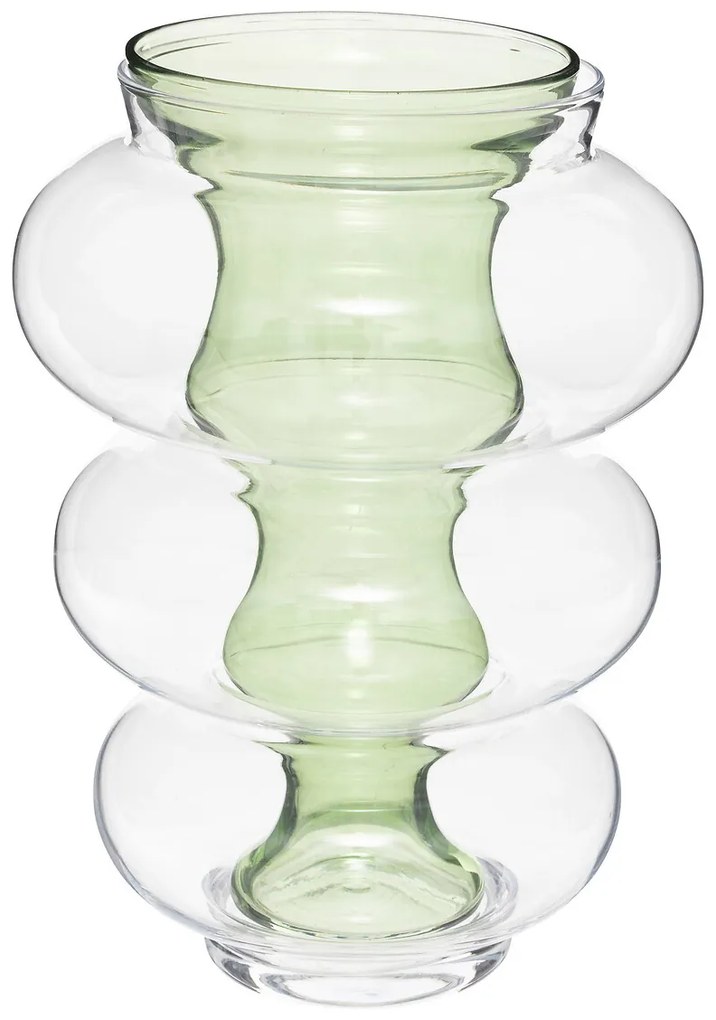 Wazon szklany podwójny MATALI, 36 cm