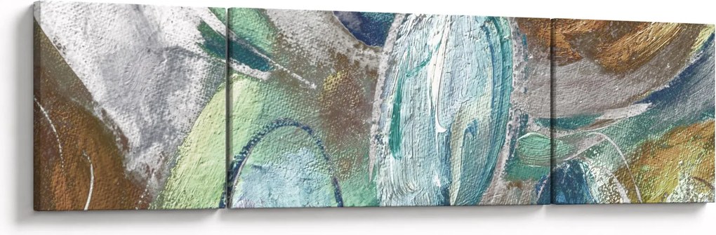 Obraz - Abstrakcyjny obraz postaci (170x50 cm)