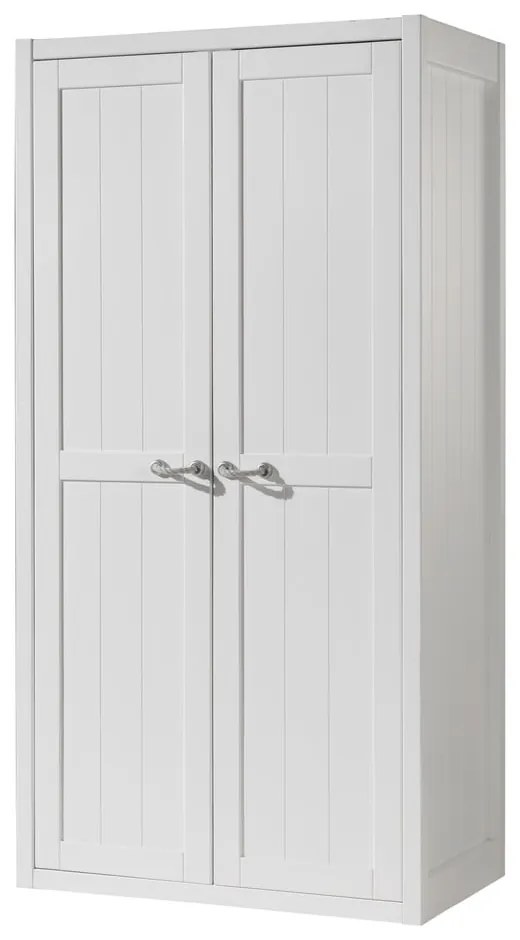 Biała dziecięca szafa Vipack Lewis, szer. 100 cm