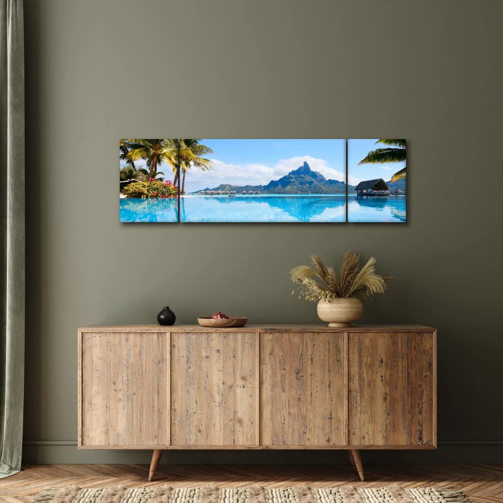 Obraz - Bora-Bora, Polinezja Francuska (170x50 cm)