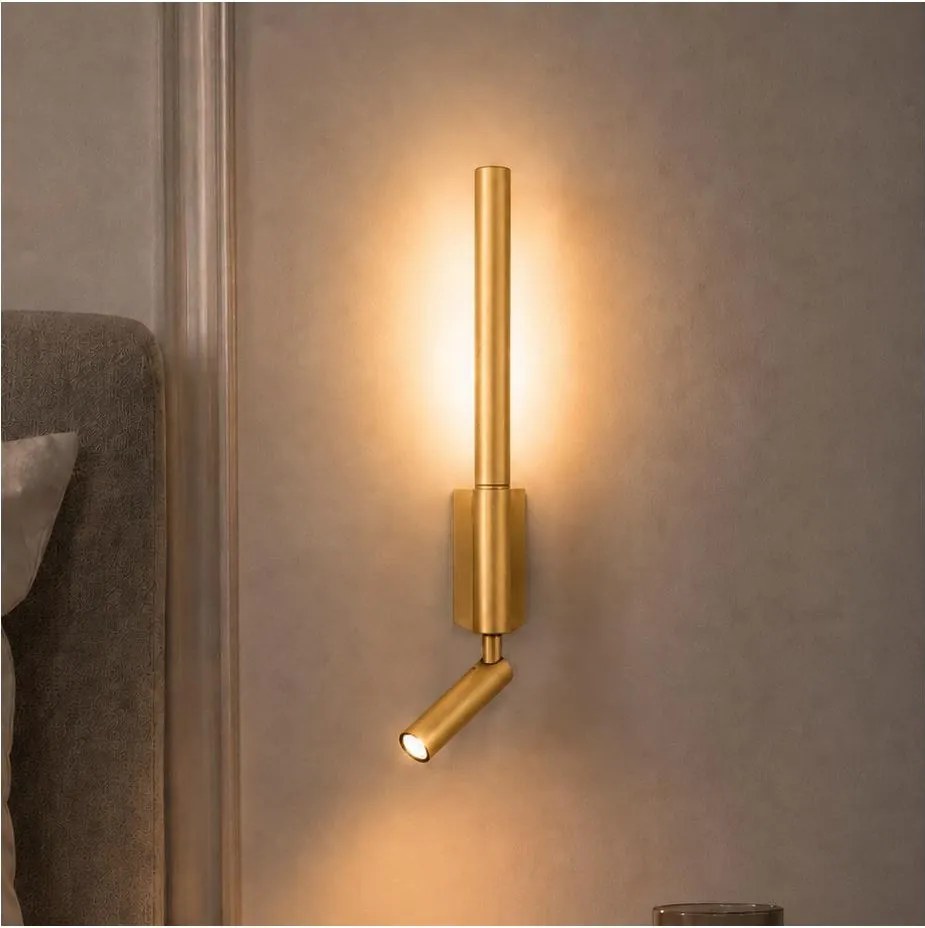 BRILAGI - Kinkiet punktowy LED VIXON LED/3W/230V + LED/5W złoty CRI 90