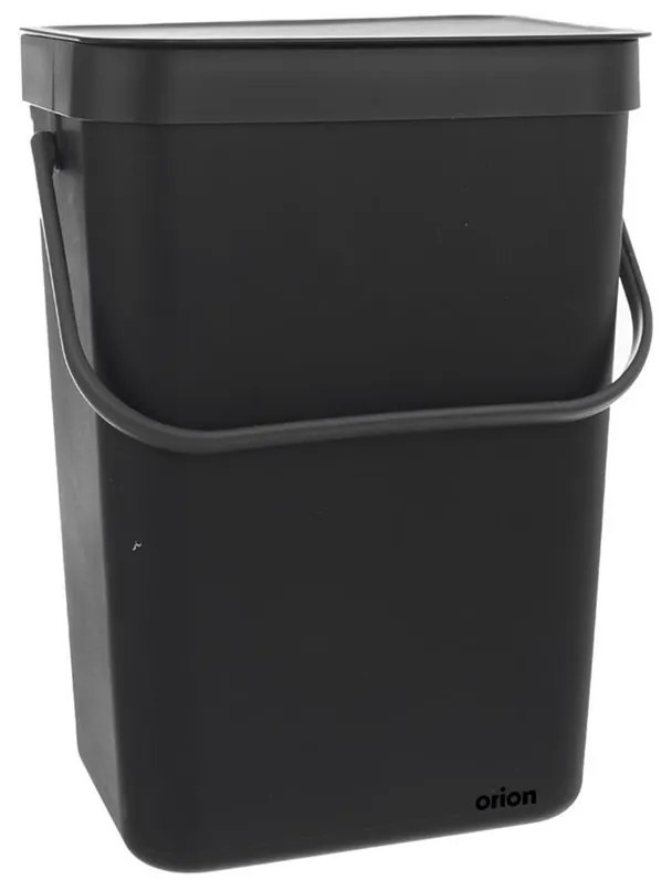 Orion Kosz na śmieci zawieszany 10 l, czarny