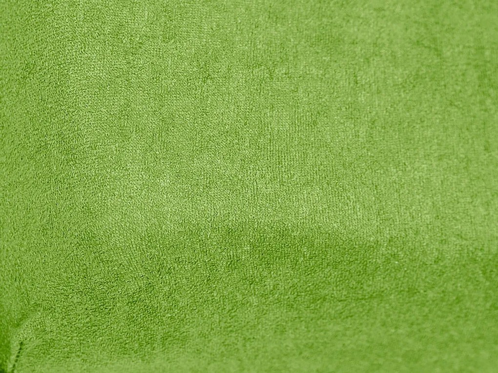 PrzytulneMieszkanie.pl Prześcieradło frotte do łóżeczka zielone 60x120 cm