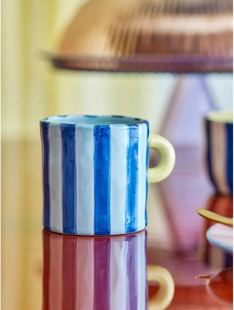 Niebiesko-różowe kubki ceramiczne zestaw 2 szt. 250 ml Phoenix – Bloomingville