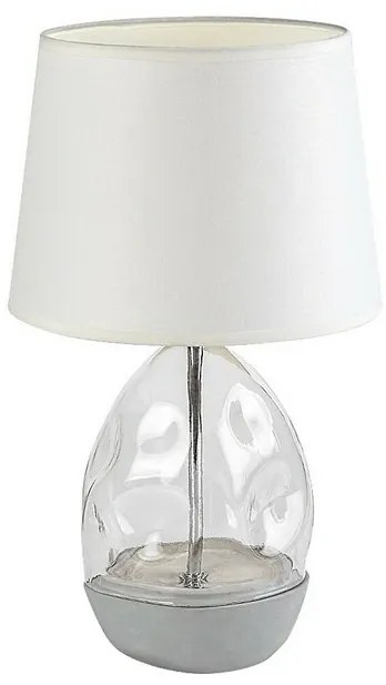 Rabalux 74227 dekoracyjna lampa stołowa Apolonia, biały, E27, 1x max. 40 W, IP20