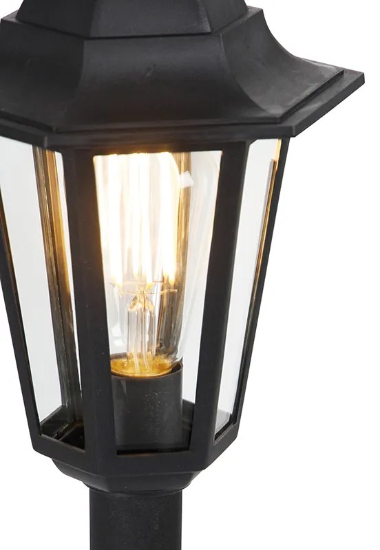 Zewnetrzna Inteligentna latarnia czarna 122 cm w tym Wifi ST64 - New Haven klasyczny/Antyczny Oswietlenie zewnetrzne