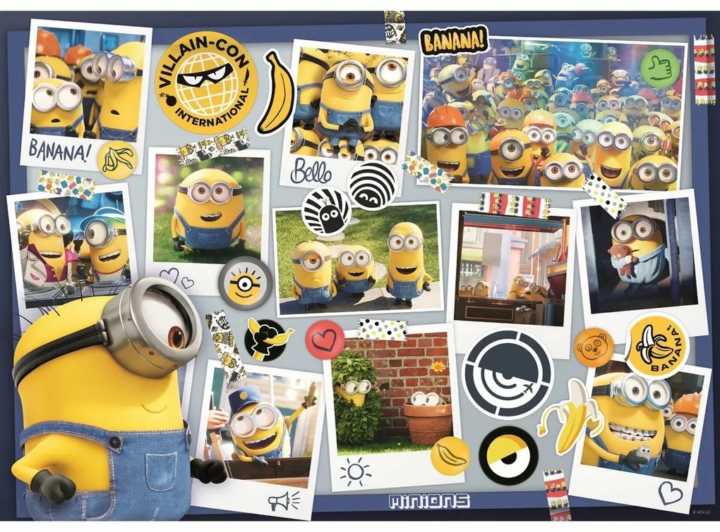 Trefl Puzzle Minionki Szalona kolekcja zdjęć, 500elementów